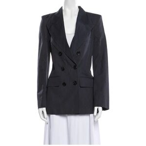Etoile Isabel Marant Navy Double-Breasted Blazer